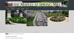 Desktop Screenshot of maplesatspringmill.org